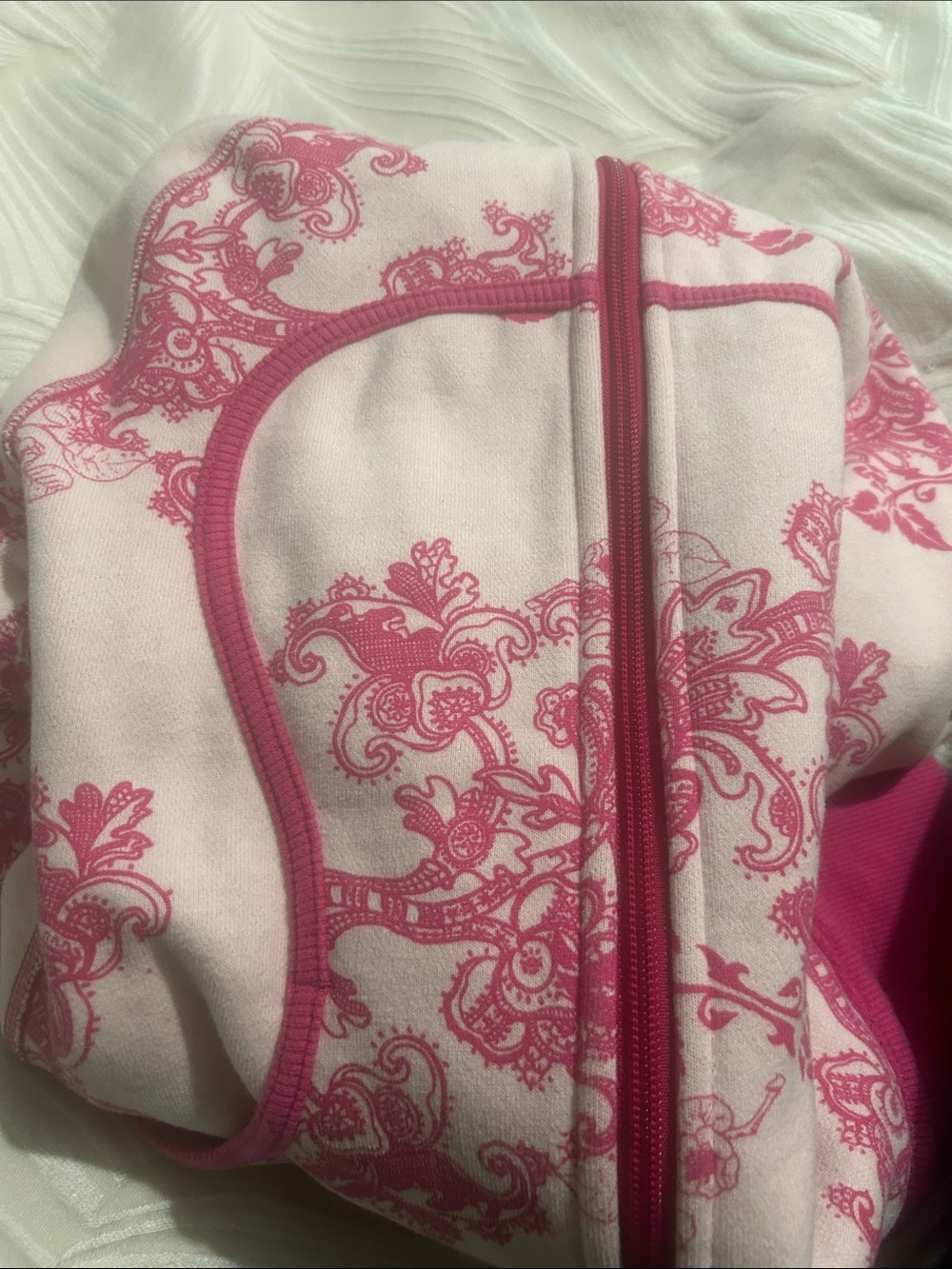 Pink Paisley Cosmetic or Travel Bag